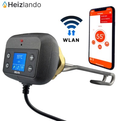 Selfa Heizstab 1,5 kW Smart-Heater 1 1/2'' mit WLAN   Brauchwasserspeicher
