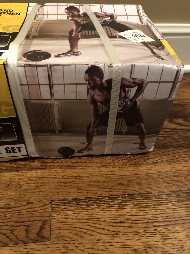 Juego de levantamiento de pesas con mancuernas de vinilo Gold's Gym, 40 libras - Nuevo - Envío rápido Foto 4 de 4