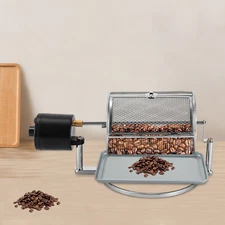 Electric Stainless Steel Coffee Bean Roaster 250g Capacity Roaster Machine 14W