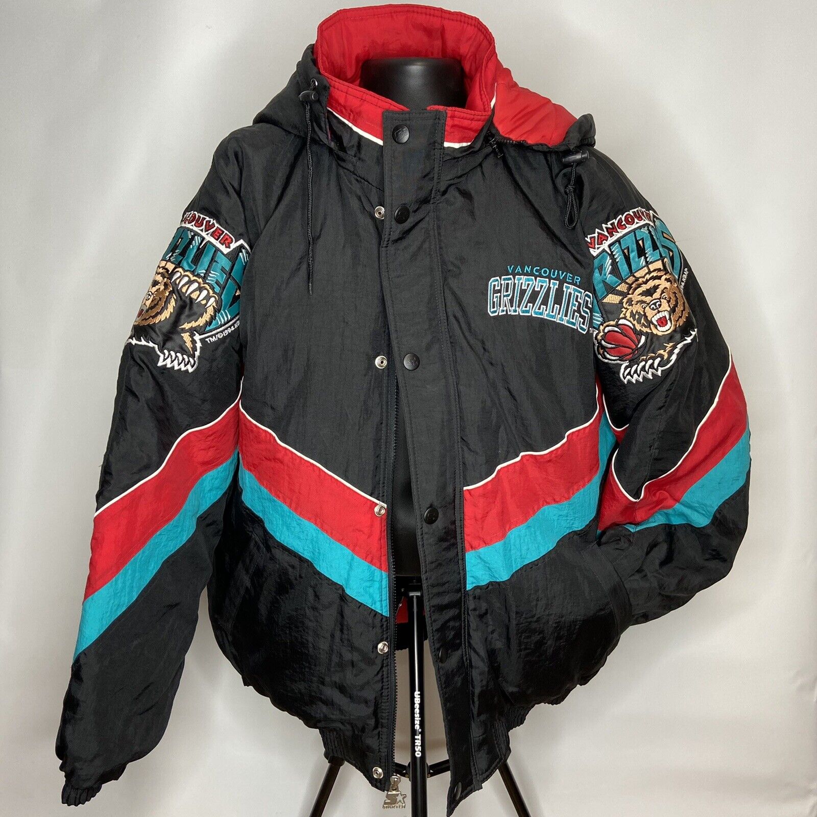 Rare Vintage STARTER Vancouver Grizzlies Reversible Jersey 90s SZ Youth  Large