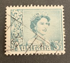 1959-63 Pre-Decimal Queen Elizabeth II 3d Green Stamp FU No WMK