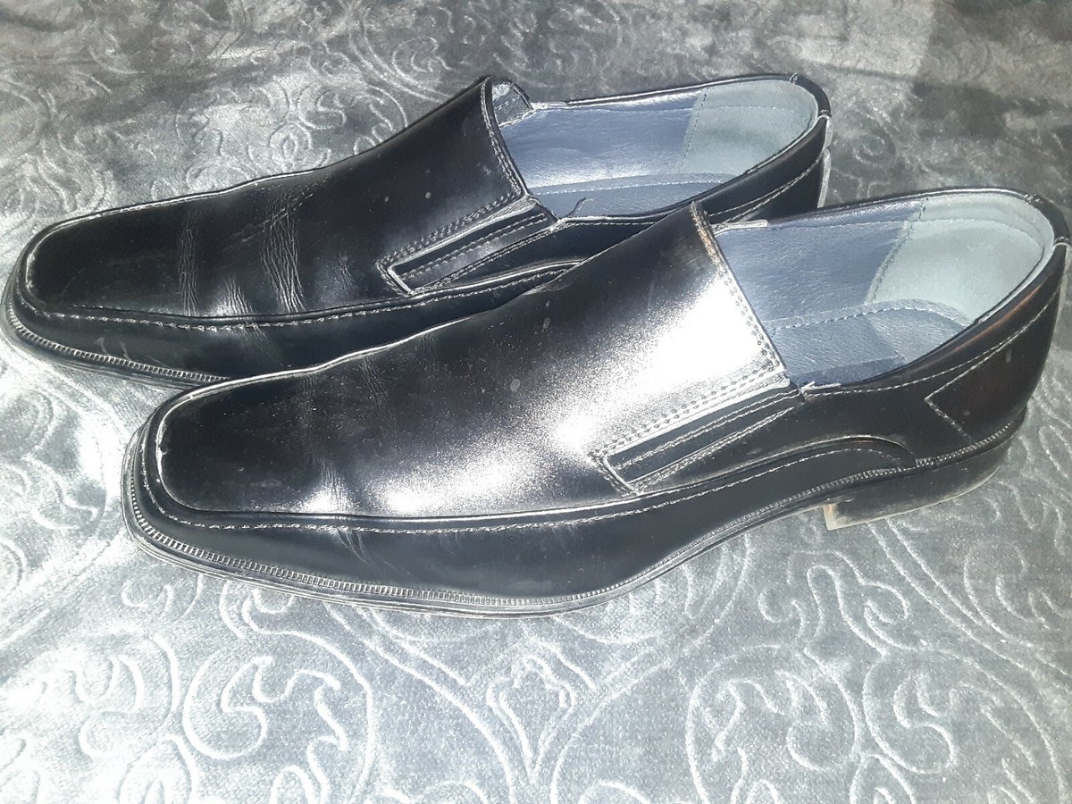 Joseph Abboud Size 11 M Black Leather Slip On Loafer Mens  display picture 2