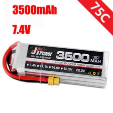 3500mAh  7.4V  75C  XT60 Li-po Battery Rechargeable for Model Airplane/Car/Boat