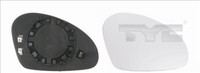 Rechts TYC 331-0047-1 Spiegelglas, AußEnspiegel FüR Seat