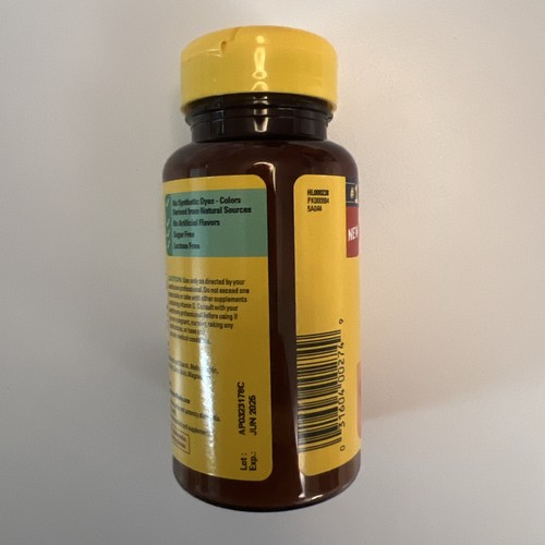 Nature Made Vitamin D3 5000 IU 125mcg 70 Tablets Extra Strength Fast Dissolve - Picture 3 of 6