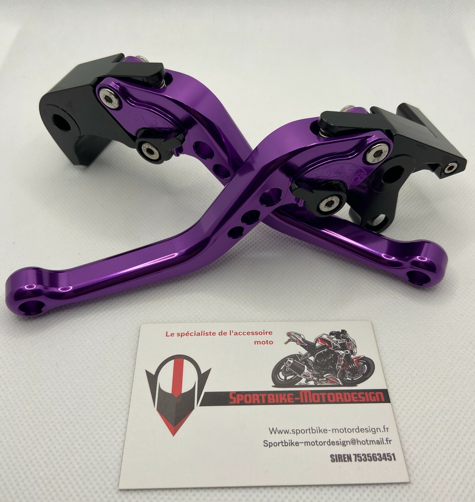 Leviers frein embrayage YAMAHA TMAX 530 2013-2015 réglables sur 6 positions