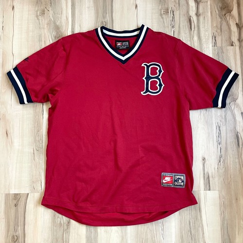 Vintage Nike Team Boston Red Sox MLB Cooperstown Collection Jersey Men's XL Mint