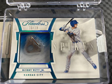 BOBBY WITT JR. 2020 PANINI FLAWLESS SPIKES #S-BW 03/10 + BONUSES
