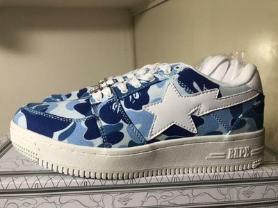 bape sneakers blue