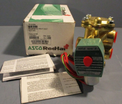 ASCO Solenoid Valve 24VDC 120VAC 1/2''NPT 10-125/150psi 8316G064