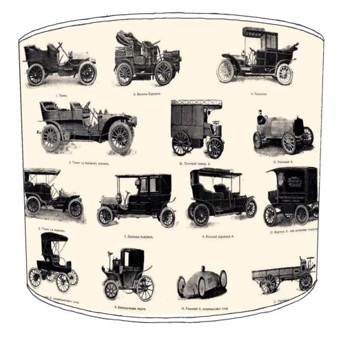Lampshades Vintage Cars Wallpaper Murals Vintage Cars Posters Vintage Car Toys. - Picture 4 of 15