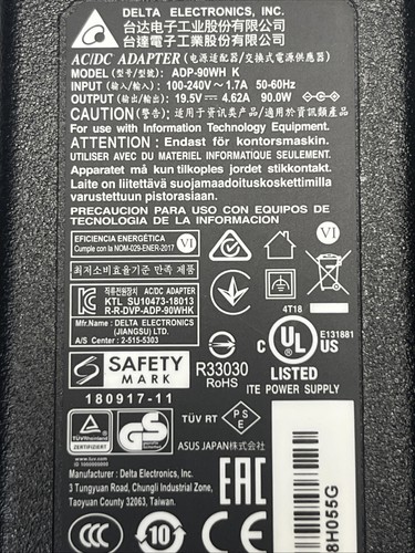 Brand new original Intel NUC (19.5V 4.62A 90W) AC Power Supply Adapter ADP-90WH - Picture 2 of 2