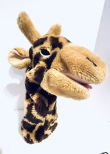 Vintage -Giraffe Hand Puppet Plush Animal Golf Head Cover Dankin 1985 13" Long