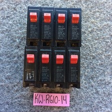 LOT OF 8 WESTINGHOUSE-BRYANT 20 AMP 1 POLE CIRCUIT BREAKER RED