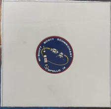 APOLLO 9 CREW EMBLEM BETA CLOTH SCCS COLLECTION