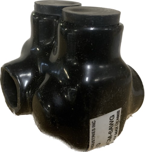 NSI ITO-3/0 2-hole Insulated Connector. Qty 3. AL/CU. 3/0- #6 AWG - Picture 2 of 4