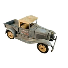 Vtg Hubley Diecast 1930s Chevrolet Roadster removable Engine & Top