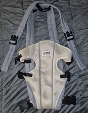 Gray  Cream Mesh Baby Carrier