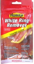 Homax White Ring Remover Treated Cloth Remove water marks  #2236   NEW