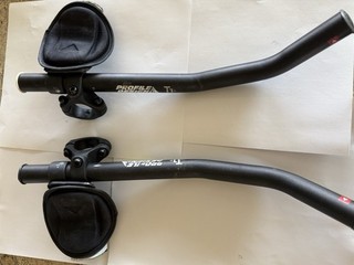 Profile Design T Aluminum Clip On Aerobar Extensions 31.8mm Black