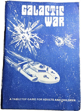 Galactic War . tabletop-game, 1976, englischsprachige Anleitung