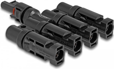 Delock Solarstecker DL4 1x 4x Stecker Buchse