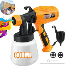 900ML Electric Spray Gun Airless HVLP Paint Sprayer Handheld DIY High Pressure