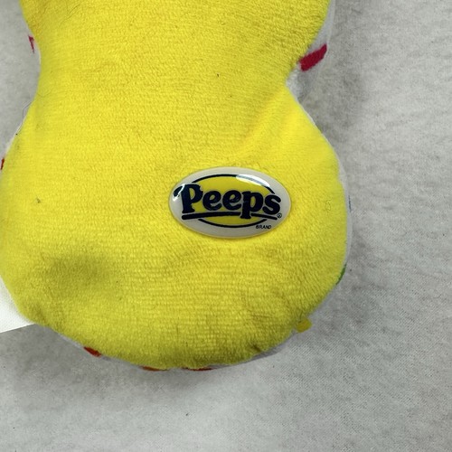 Ruz PEEPS 9” Easter Bunny Plush 2021 Yellow with multi-colored sprinkles - Picture 5 of 6