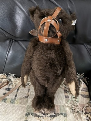 STEIFF 406119 MAULKORB BÄR 1908 35 CM MIT BOX & ZERTIFIKAT SCHÖNER BÄR