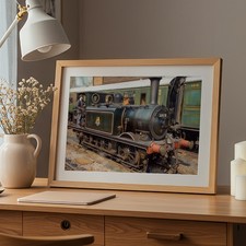 Class A1 Terrier LBSCR A3 Print Poster Model Railways Trains Wall Art