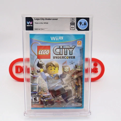 Nintendo Wii U LEGO CITY: UNDERCOVER - WATA GRADED 9.6 A+! NEW & Factory Sealed!