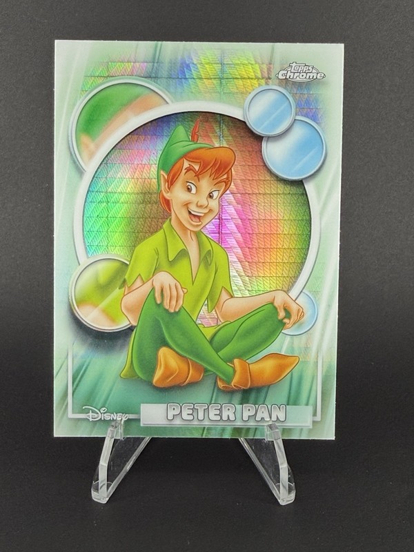 2026 Topps Chrome Disney Peter Pan Card #165 Prism Refractor SP