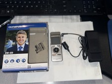 Olympus DM-420 Digital Voice Recorder MicroSD Working Good Condition  