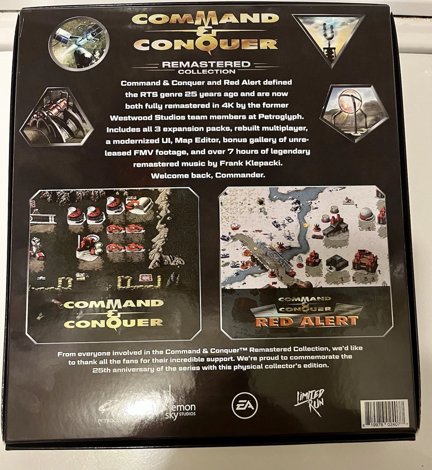 Command and Conquer Remastered Collection CONTENIDO EXTRA Código de juego y USB excluido Foto 2 de 4