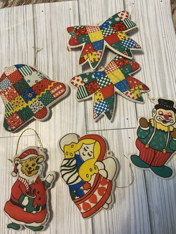 90’s Padded Ornaments