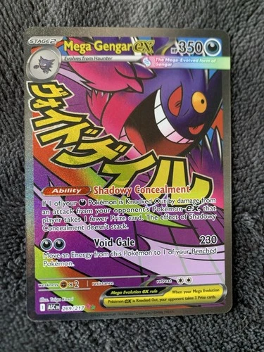 New ListingMega Gengar ex ASC 269/217 Mega Attack Rare Pokemon TCG Card PSA 10 Contender