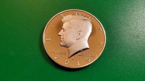 🔥2019 S Silver Kennedy Half Dollar Gem D-Cam Proof 99.9% Silver - 12.685 grams