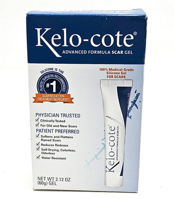 Kelo-cote Advanced Skincare Formula Scar Gel 2.12oz Acne Burn C-Sec Keloid Scars