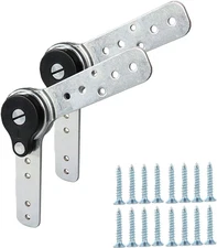 2 Pack of Furniture Adjustable Angle Hinge Automatic Reset Function Hinge Angle