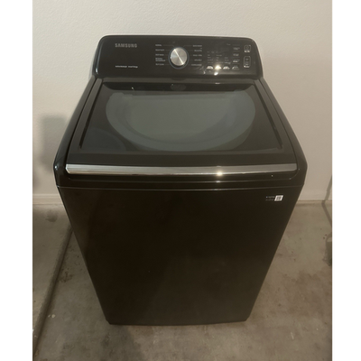 #ad #ad Samsung Active WaterJet SmartThings HE Impeller Top Load Washer Black Std $350.00