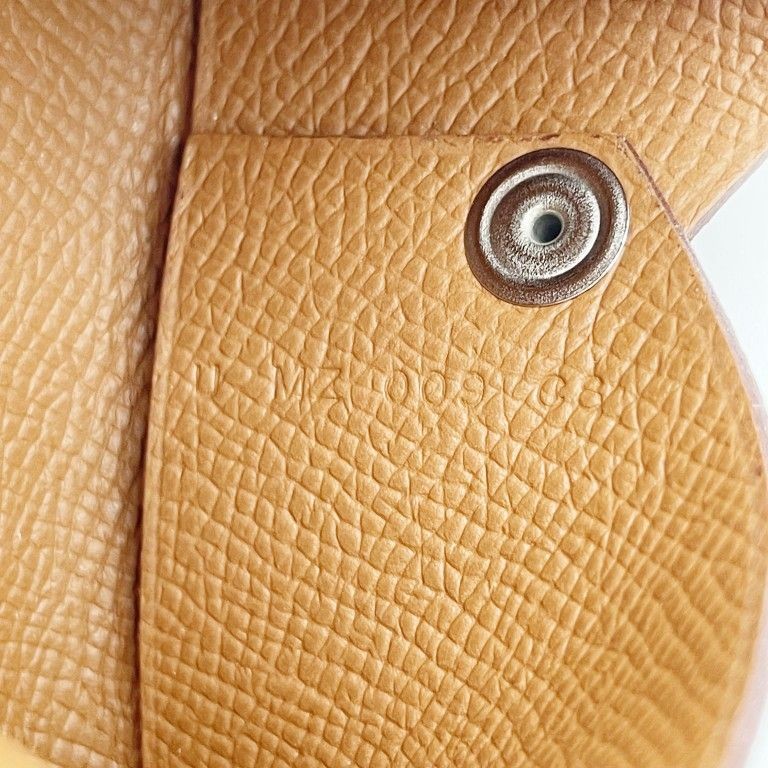 Hermes Calvi Card Case Gold Epson Leather Unisex 2.8in x 3.9in Pre-owned thumbnail 9