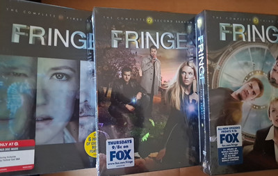 Fringe: Complete Seasons 1,2,3 DVDs NEW & Sealed