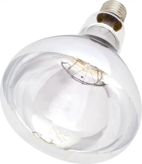 Tusk Intelec ES27 Hard Glass Infra-Red Bulb Clear - 250w