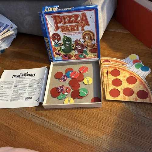 Vintage 1987 Pizza Party Board Game Parker Brothers -