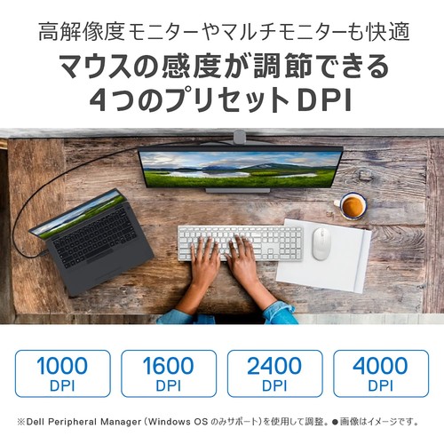 Dell Pro Wireless Keyboard & Mouse (Japanese) KM5221W White - 第 5/6 張圖片