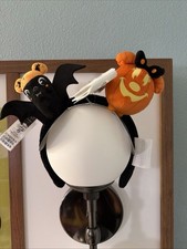 2026 Disney Parks WDW Create Your Own Halloween Mickey Pumpkin Bat Headband NEW