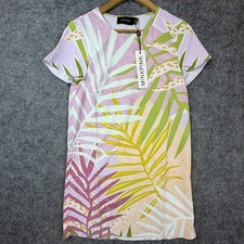Minkpink Palm Springs T Shirt Mini Dress Womens XS Tropical Chic Resortcore