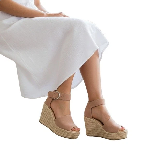 Sandales Compensées Nine West Elspie Multi-couleurs - Taille 10.5 US M - Neuf Avec Léger Défaut