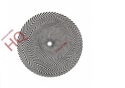 Ansichtskarte: Bridget Riley, Eruption 1 / Blaze 1
