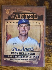 2021 Topps Big League - Wanted Cody Bellinger #WT-6 - Los Angeles Dodgers